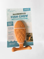 Bamboodles Salmon Chew Toy - for puppies and non aggressive chewers