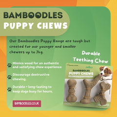 Bamboodles Puppy chews with Chicken flavour - for aggressive little chewers