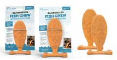 Bamboodles Salmon Chew Toy - for puppies and non aggressive chewers