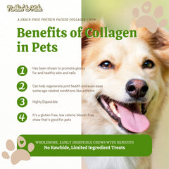 Nothing to hide Collegan Dog Chews (2", Chicken)