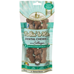 Dental Chews for Dogs, Gluten Free, Natural Ingredients, Help Reduce Tartar and Plaque (3", Bone)