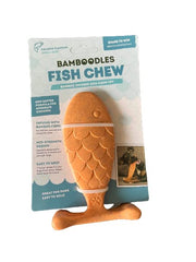 Bamboodles Salmon Chew Toy - for puppies and non aggressive chewers