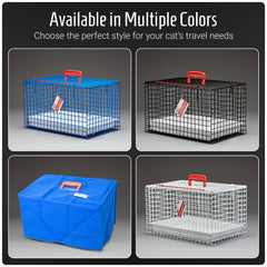 MDC Pet Carrier with Top Opening – Lightweight Mesh Travel Crate for Cats, Kittens & Small Dogs – Secure, Spacious & Easy Clean Design