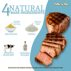 Nothing to hide Collegan Dog Chews (8 Flip Chips, Beef)