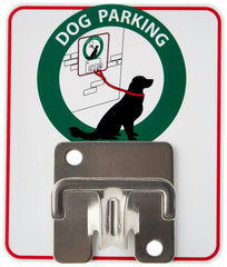 MDC Dog Parking Hook – Secure Stainless Steel Tether Point for Hands-Free Control – Wall-Mountable Dog Anchor for Homes, Salons, Kennels & Clinics – Safe, Spring-Free, Easy to Install