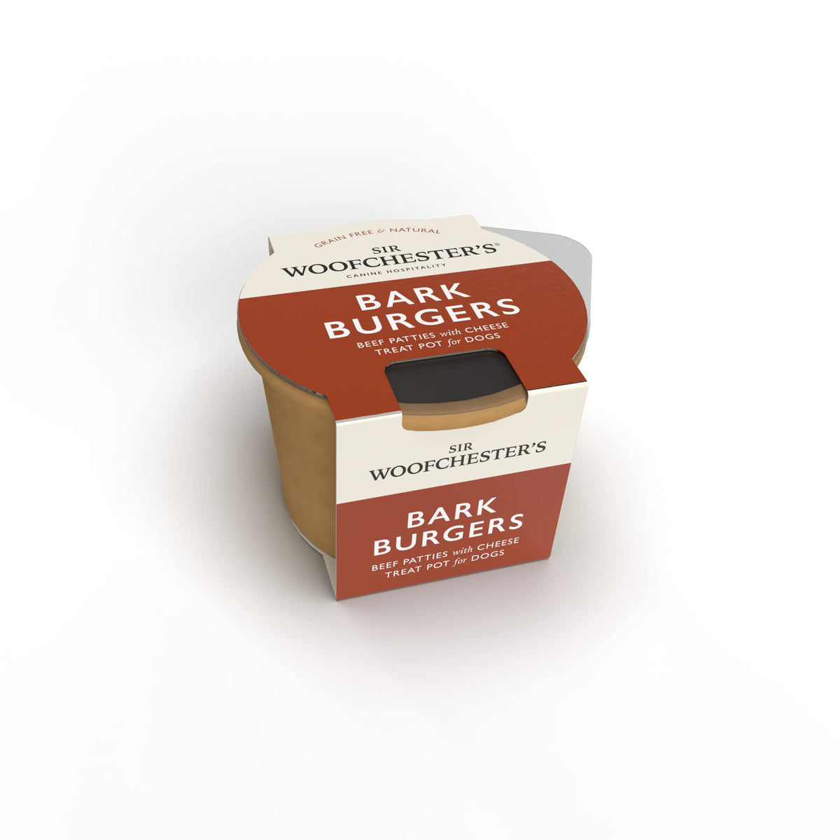 Sir Woofchester Bark Burgers 47g - multi buy 8 pots